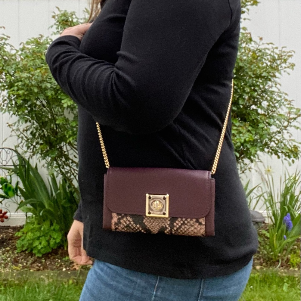 Coach Drifter Wallet in Exotic Embossed Leather 53994 - Picture 9 of 12
